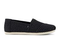 TOMS Women's Alpargata CloudBound Espadrille Loafer Flat, Black Repreve Waffle, 3 UK