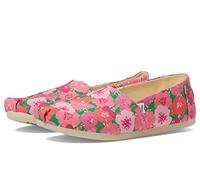 TOMS Women's Alpargata CloudBound Espadrille Loafer Flat, Pink Multi Poppies, 3.5 UK