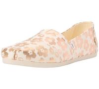 TOMS Women's Alpargata Cloudbound Loafer Flat , Beige Foil Ojai Floral Print,3.5 UK