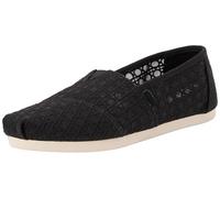 TOMS Women's Alpargata Cloudbound Loafer Flat , Black Basket Weave Lace,5 UK