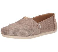 TOMS Women's Alpargata Cloudbound Loafer Flat , Gold Sparkle Knit,4 UK
