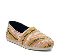 TOMS Women's Alpargata Cloudbound Loafer Flat , Mango Striped Global Woven,3 UK