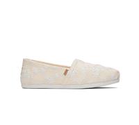 TOMS Women's Alpargata Cloudbound Loafer Flat , Natural Embroidered Floral,4 UK