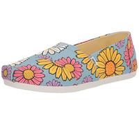 TOMS Women's Alpargata Cloudbound Loafer Flat , Pastel Blue Daisies,5 UK