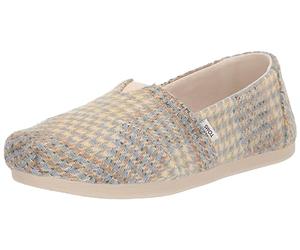TOMS Women's Alpargata Cloudbound Loafer Flat , Sky Blue Plaid Tweed,4.5 UK
