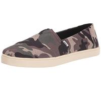 Toms Women's Alpargata Cupsole Camouflage Slip on Sneakers, Green Multi Camo Felt, 4 UK