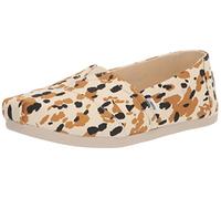 TOMS Women's Alpargata Loafer Flat, Buckthorn Brown Abstract Cow, 3 UK