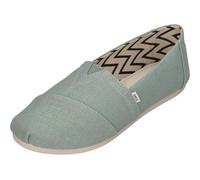 TOMS Women's Alpargata Espadrille Loafer Flat, Frosty Sage Heritage Canvas, 8 UK