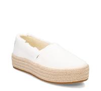 Women's TOMS Valencia 100% Cotton Women's White Espadrilles - Size: 4