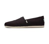 Toms Shoes Pumps Alpargata – Recycled Cotton Canvas – Black – Women's UK 3