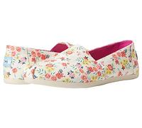TOMS Womens Alpargata Floral Espadrilles Shoes White 6 UK