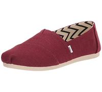 TOMS Women's Alpargata Heritage Canvas Loafer Flat, Black Cherry, 3.5 UK
