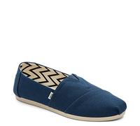 TOMS Women's Alpargata Heritage Canvas Loafer Flat, Majorca Blue, 7 UK