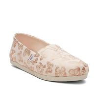 TOMS Women's Alpargata Print Loafer Flat, Pink Buterfly, 3 UK