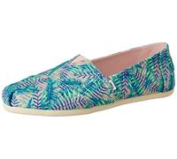 TOMS Women's Alpargata Loafer Flat, Pink Palm, 3 UK