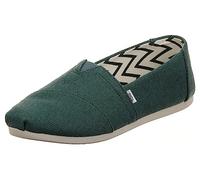 TOMS Women's Alpargata Loafer Flat, Stormy Green Heritage Canvas, 4.5 UK