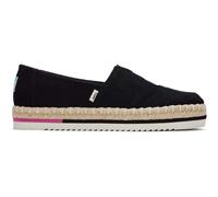 TOMS Womens Alpargata Platform Espadrille - Black