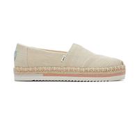TOMS Women's Alpargata Platform Rope, Natural Heavy Twill, 10 UK