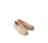 Women's TOMS Alpargata Plus Leather Women's Pale Rose Espadrilles - Pink - Size: 7