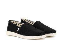 TOMS Women's Alpargata Plus Loafer Flat, Black, 7 UK