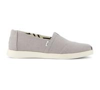 Toms Alpargata Plus Comfort Cotton Espadrille Womens Flats In Grey UK 4 - 8