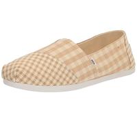 TOMS Women's Alpargata Print Loafer Flat, Brown, 3 UK