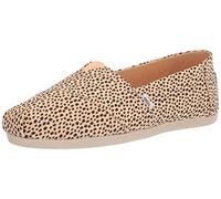 TOMS Women's Alpargata Print Loafer Flat, Honey Beige Mini Cheetah, 4.5 UK