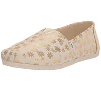 TOMS Women's Alpargata Print Loafer Flat, Natural Golden, 3 UK
