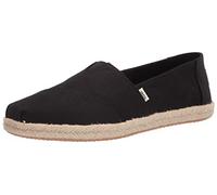 TOMS Women's Alpargata Rope Loafer Flat, Black, 3.5 UK