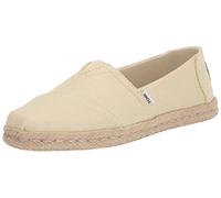 TOMS Women's Alpargata Rope Slip on Flats Loafer, Pale Lemon, 7 UK