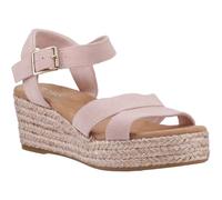 TOMS - Womens Audrey Sandals, Color Pale Rose Suede, Size: 4 UK