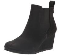 TOMS Women's Bailey Ankle Boot, Black Synthetic Nubuck, 4 UK