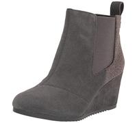 TOMS Women's Bailey Ankle Boot, Gunmetal Suede, 3.5 UK