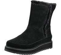TOMS Women's Bergen Snow Boot, Water Resistant Black Suede, 4.5 UK