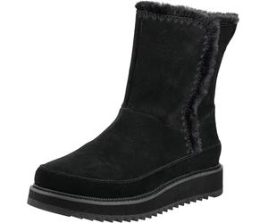 TOMS Women's Bergen Snow Boot, Water Resistant Black Suede, 5 UK