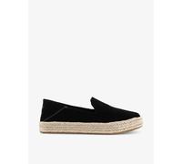 Toms Womens Black Carolina Brand-embroidered Canvas-twill Shoes Eur 40 / 7 Uk Women