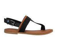 TOMS Women's Bree Flat Sandal, Black, 6.5 UK
