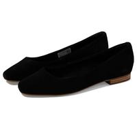TOMS Women's Briella Ballet Flat, Black Suede, 10 UK