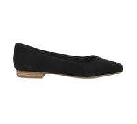 TOMS Women's Briella Ballet Flat, Black Suede, 4 UK