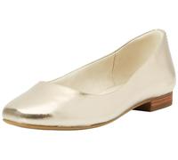 TOMS Women's Briella Ballet Flat, Light Gold Metallic Leather, 4 UK