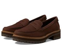 TOMS Women's Cara Loafer, Oak Brown Leather, 7 UK