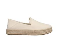 (Not Specified, 6 (Adults')) TOMS Carolina 100% Cotton Women's Natural Espadrilles