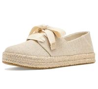 TOMS Women's Carolina Lace-Up Sneakers, Gold, 7.5