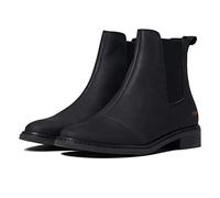 TOMS Women's Charlie Chelsea Boot, Black Leather, 4.5 UK
