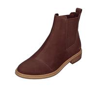 TOMS Women's Charlie Chelsea Boot, Chestnut Leather, 5 UK