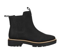TOMS Women's Chelsea Lug Boot - Faux Leather Nylon Puffer, Memory Foam Comfort & Durable Grip