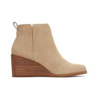 TOMS Women's Clare Ankle Boot, Oatmeal Suede, 3 UK