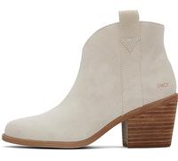 TOMS Women's Constance Ankle Boot, Light Sand Suede, 7 UK