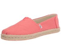 TOMS Women's Cuerda Alpargata Loafer Flat, Peach, 6 UK