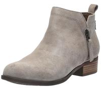 TOMS Women's Dahlia Ankle Boot, Dune Suede/Canvas, 4 UK